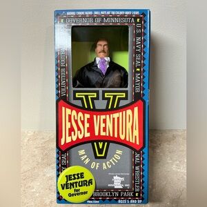Jesse Ventura Action Figure with Black Suit